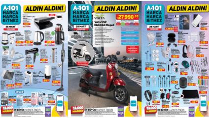 A101 Aktüel 28 Mart 2024 Kataloğu! Elektrikli motosiklet, kamp sandalyesi, Bluetooth kulaklık