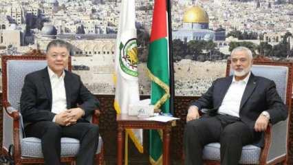 Çinli diplomat Hamas lideri ile görüştü