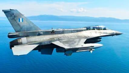 Yunanistan'a ait F-16 savaş uçağı düştü
