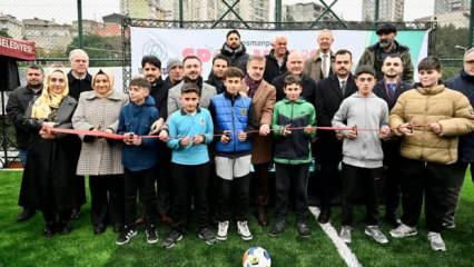 Gaziosmanpaşa’da 2 tenis kortu ve 1 futbol sahası hizmete açıldı
