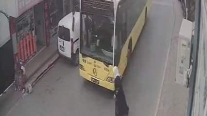 İstanbul'da feci kaza: Yolun karşısına geçen kadına hızla gelen İETT otobüsü çarptı!