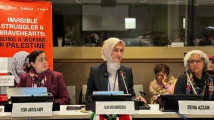 KADEM BM'de Filistinli kadınları gündeme getirdi