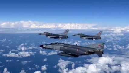 Türkiye'den Doğu Akdeniz'de gözdağı! Savaş uçakları peş peşe havalandı...