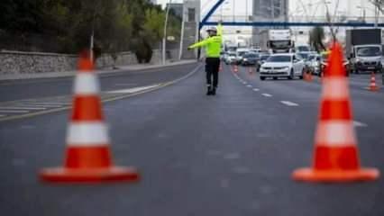 'Yeniden Büyük İstanbul Mitingi' nedeniyle bazı yollar trafiğe kapatıldı