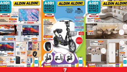A101 Aktüel 5 Nisan 2024 Kataloğu: A101'e bu hafta elektrikli bisiklet geliyor!