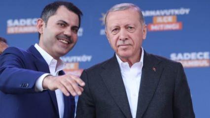 Cumhurbaşkanı Erdoğan ve Murat Kurum, son mesajlarını İstanbul'dan verdi