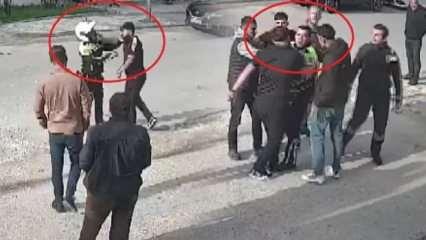 Diyarbakır'da polise saldırı kamerada! Önce ezmeye çalıştı sonra akrabalarını çağırdı