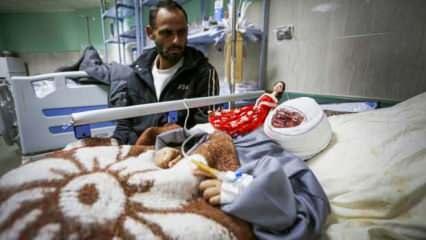 İsrail ordusu 4 yaşındaki Seca’yı hastanede de rahat bırakmadı