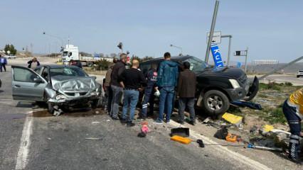 Kırıkkale'de pikap ile otomobil çarpıştı: 5 kişi yaralandı