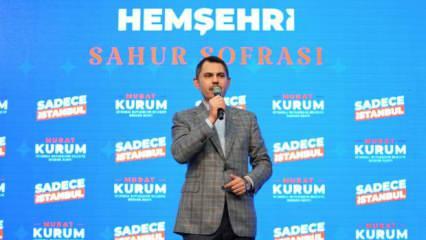 Murat Kurum: Gelin gerçek belediyecilikten yana olun