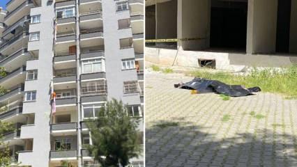 Adana'da bir alt balkona inmeye çalışan hırsız 7. kattan yere çakıldı