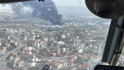 Ankara yangınına Ateş Kuşu desteği 