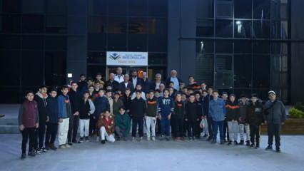 Başkan Altay ve Başkan Kavuş sahurda hafızlık öğrencileriyle buluştu