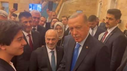 Cumhurbaşkanı Erdoğan Meclis'te milletvekilleriyle bir araya geldi