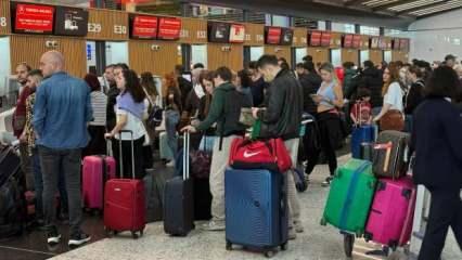 İstanbul Havalimanı'ndan dün 222 bin yolcu seyahat etti