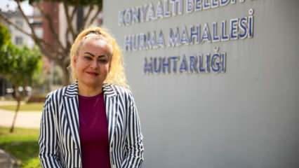 Antalya’da 20 yıllık muhtara karşı kazanıp ilk kadın muhtar oldu