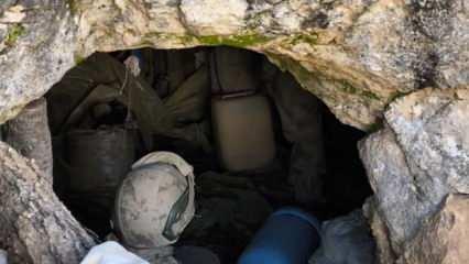 Tunceli'de PKK'ya darbe! Mağaralar imha edildi