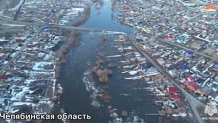 Rusya'da sel sonucu baraj patladı