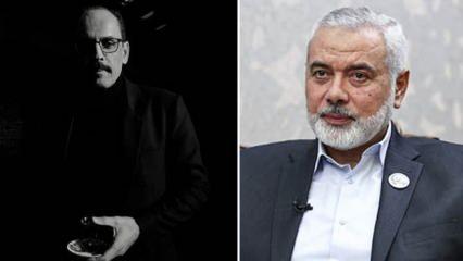 MİT Başkanı İbrahim Kalın, Hamas Siyasi Büro Başkanı İsmail Heniyye ile görüştü