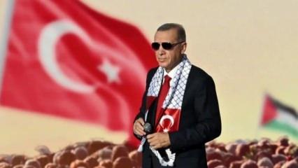 'Filistin’den herkes bıkar, Erdoğan bıkmaz'