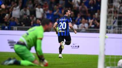Hakan Çalhanoğlu'nun golü yetmedi! Inter, Cagliari'ye takıldı