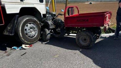Manisa'da ATV ile kamyon çarpıştı: 1ölü
