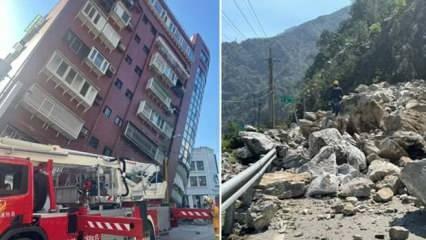 Tayvan'daki 7,4'lük depremde can kaybı yükseldi
