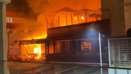 Üsküdar'da korkutan yangın