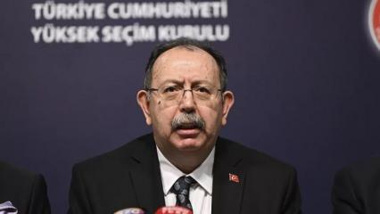 YSK Başkanı Yener: Kesinlikle belgelere göre hareket edeceğiz