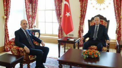 Başkan Erdoğan, TBMM Başkanı Kurtulmuş'u kabul etti