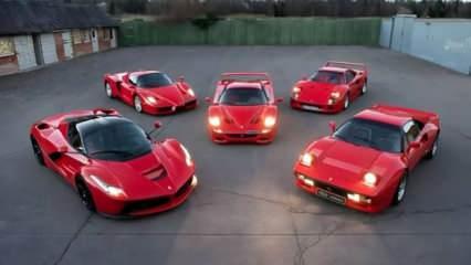Ferrari'nin efsane modelleri satışa çıkıyor