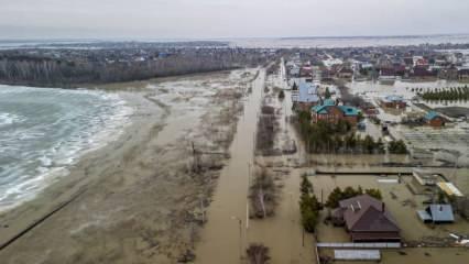 Karlar eridi, Kazakistan su altında kaldı