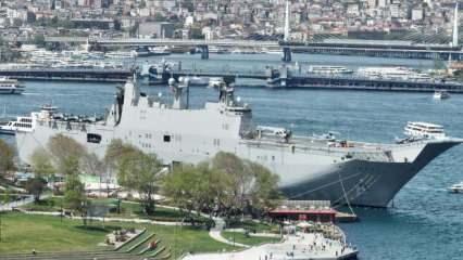 İspanya Hücum Gemisi Sarayburnu Limanı'na demirledi!