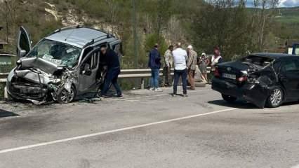 Samsun’da trafik kazası! Yaralılar var...