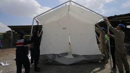 Tokat'ta deprem: Çadır dağıtımı tamamlandı