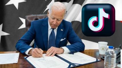 TikTok'a yasak! ABD Başkanı Biden imzayı attı