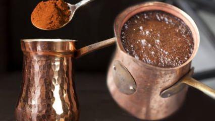 Bol köpüklü kahvenin sırrı! Bol köpüklü Türk kahvesi nasıl yapılır?