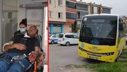 Halk otobüsü şoförü, güzergah dışı isteği reddedilen yolcunun bıçaklı saldırısına uğradı