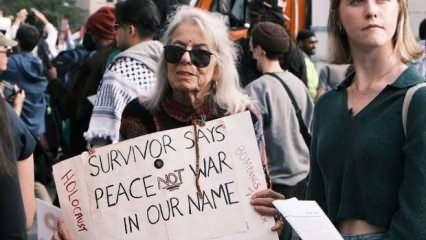 Holokostan kurtulan kadının İsrail isyanı