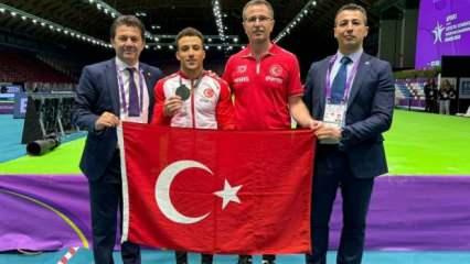 Milli sporcu Adem Asil bronz madalya kazandı