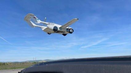Uçan araba "AirCar" ilk yolculu uçuşunu gerçekleştirdi
