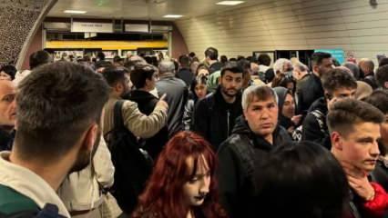 İstanbul'da Metro Hattındaki arıza 33 saattir giderilemedi