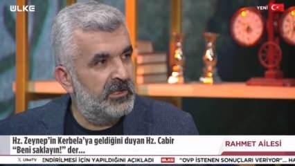 Yazar Ahmet Turgut, Hazreti Câbir'in zulme karşı duruşunu anlatırken gözyaşlarını tutamadı
