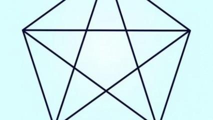Yüksek görsel beceri ister: Resimde kaç tane üçgen olduğunu 30 saniye içerisinde bulabilir misiniz?