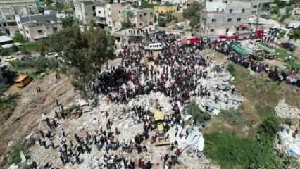 İsrail'den Batı Şeria'da kanlı baskın! Evi buldozerle yıktı, şehitlerin naaşlarını çaldı