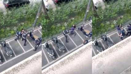ABD'de Gazze'ye destek yürüyüşü sonrası polislerden kız öğrenciye işkence!
