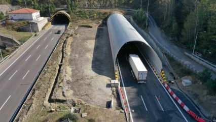Bakan Uraloğlu açıkladı: Bolu Dağı tüneli 67 metre uzatılacak