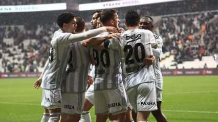 Beşiktaş gol düellosunda 3 puanı 90+7'de kurtardı