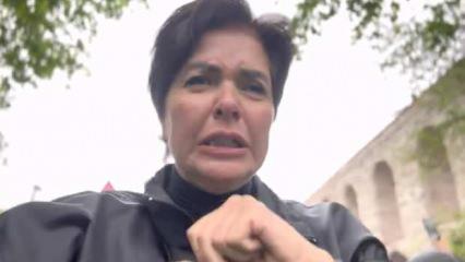 CHP'li gazeteci Özlem Gürses'ten Saraçhane’de 1 Mayıs oyunculuğu