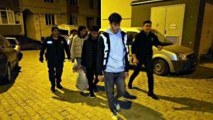 Edirne'de 8 kaçak göçmen yakalandı